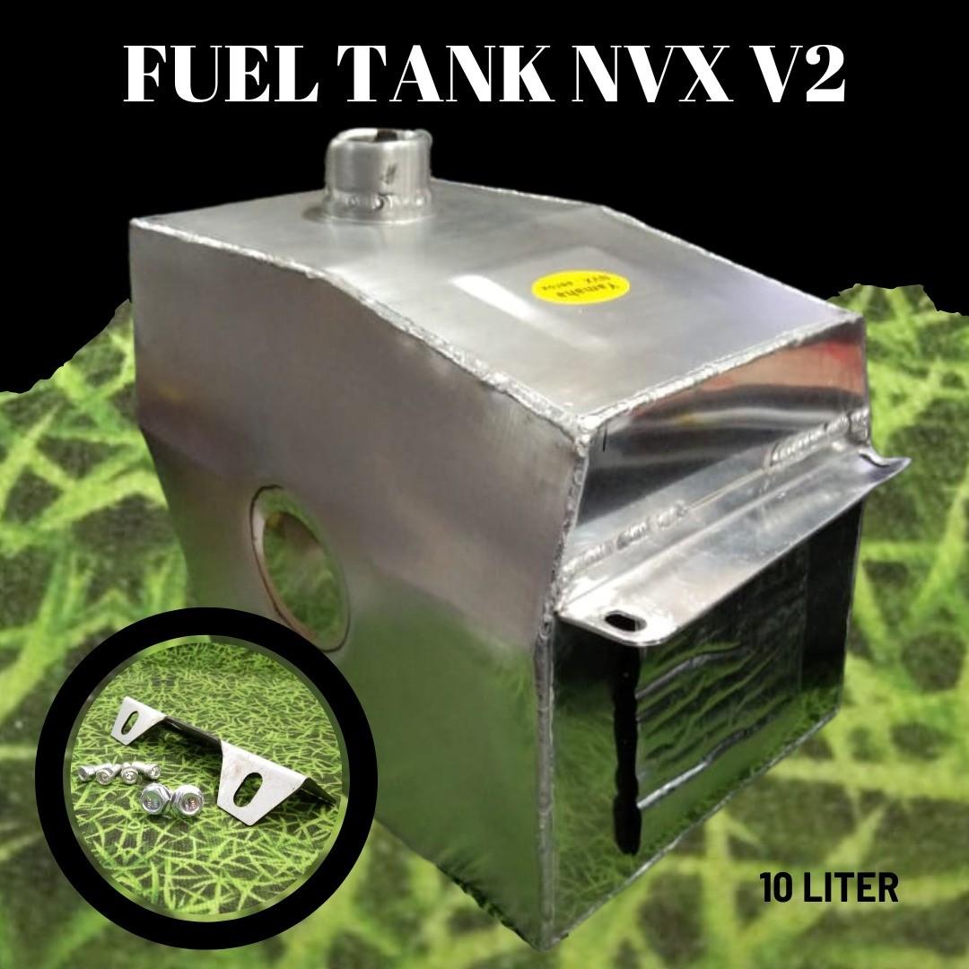 Yamaha aerox 155 v2 fuel tank 10l Stainless Steel, Motorcycles