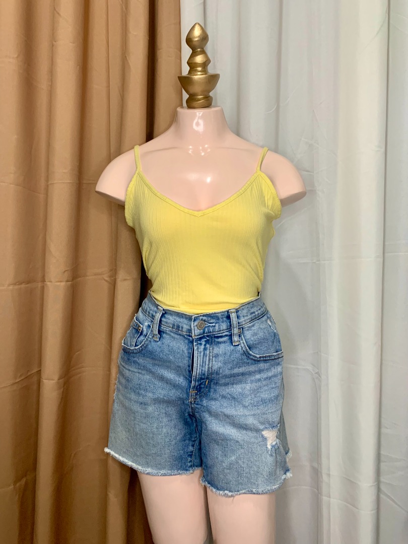 Yellow Zara Body Suit, Women's Fashion, Swimwear, Bikinis & Swimsuits