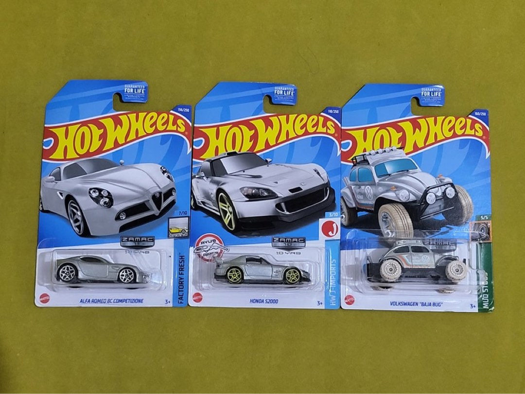 ZAMAC Honda S2000, VW Baja Bug, Alfa 8C [Hot Wheels], Hobbies & Toys ...