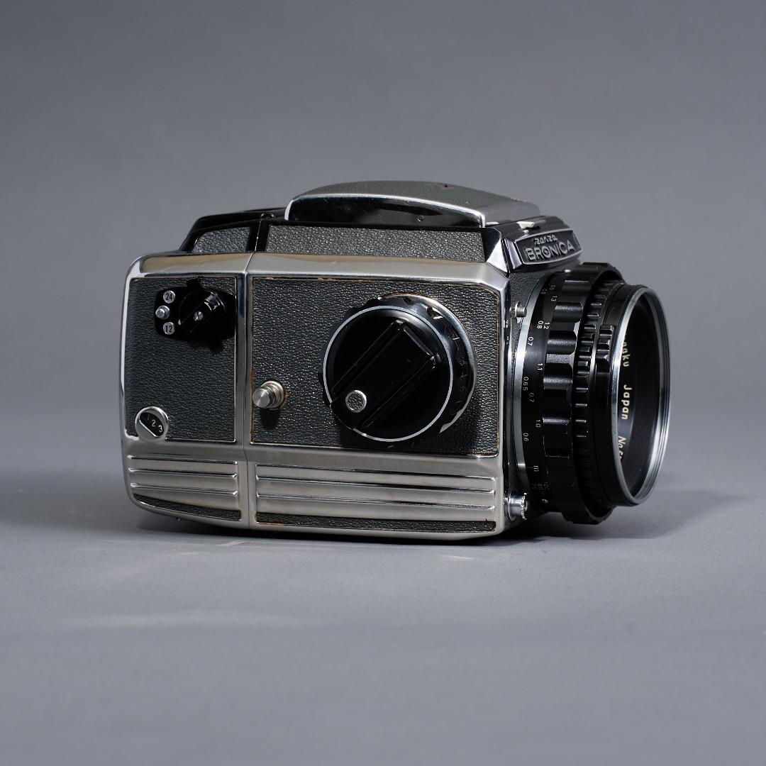 ZENZA BRONICA S2 後期版+ Nikkor PC 75mm f2.8 / 手柄/ 90度取景器