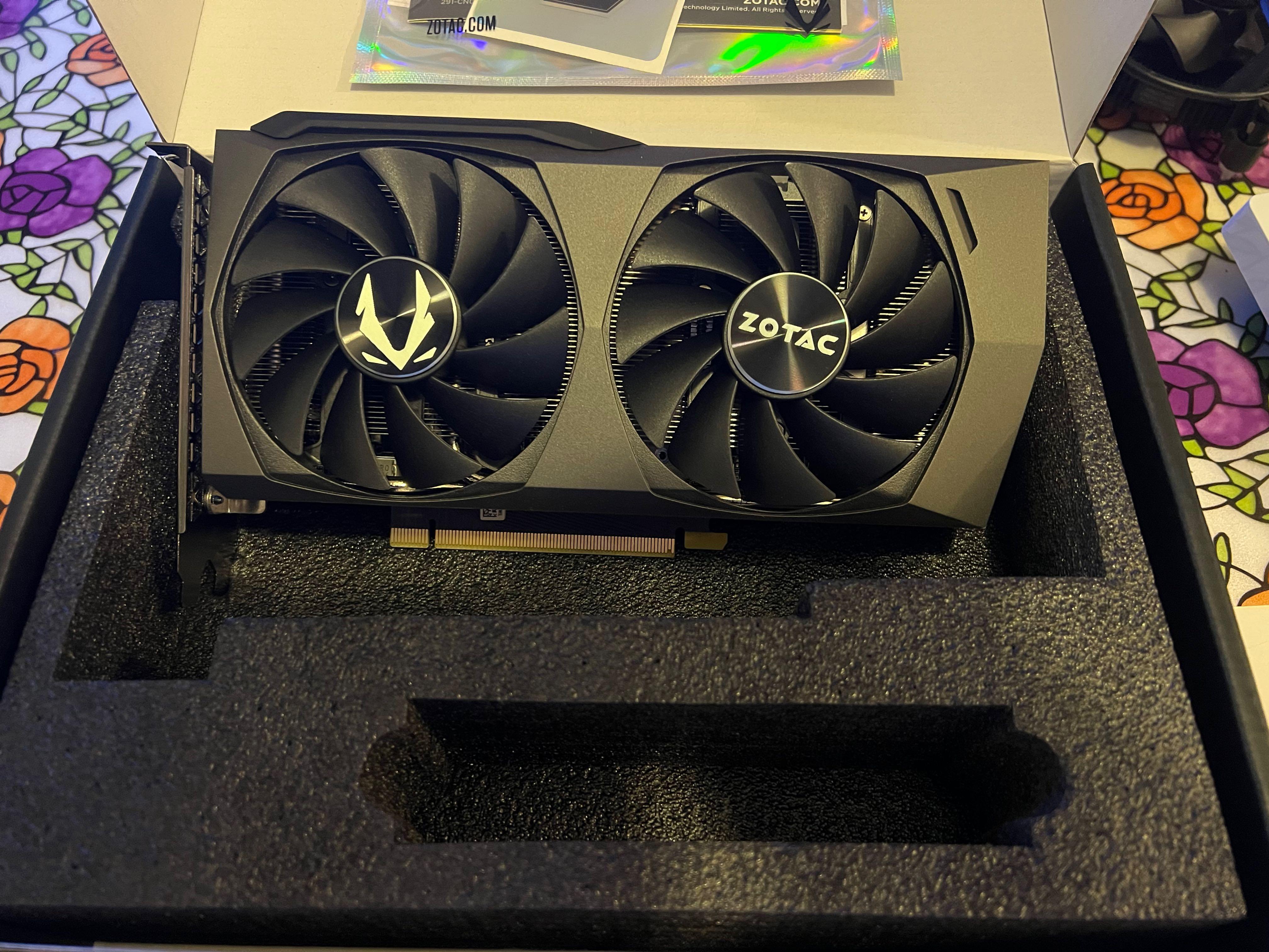 非LHR ZOTAC RTX3060 Ti Twin Edge OC-