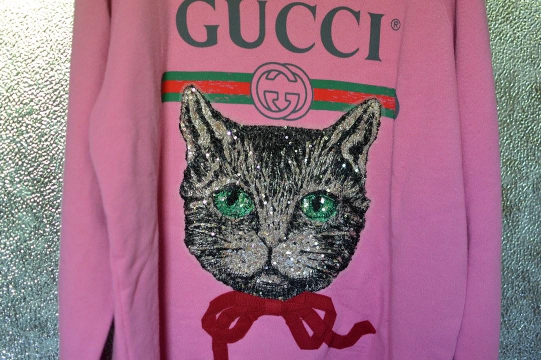 Gucci deals cat sweatshirt