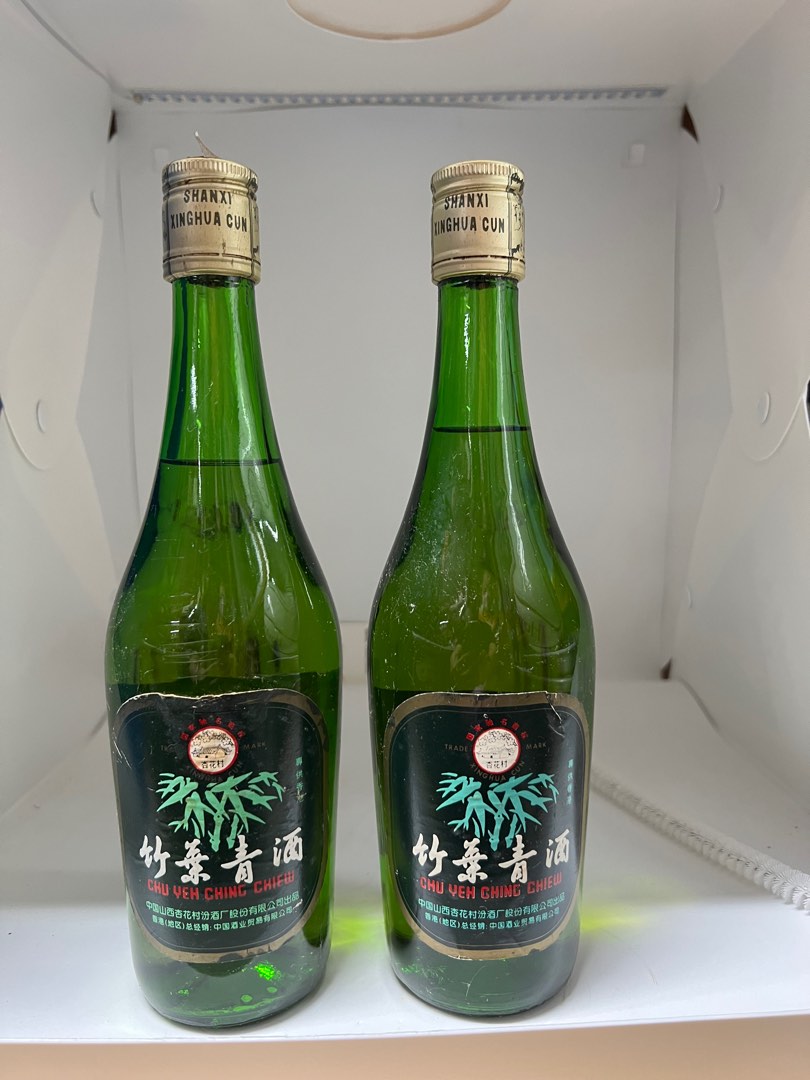 舊款竹葉青（千禧年代）2支共1公升, 嘢食& 嘢飲, 酒精飲料- Carousell