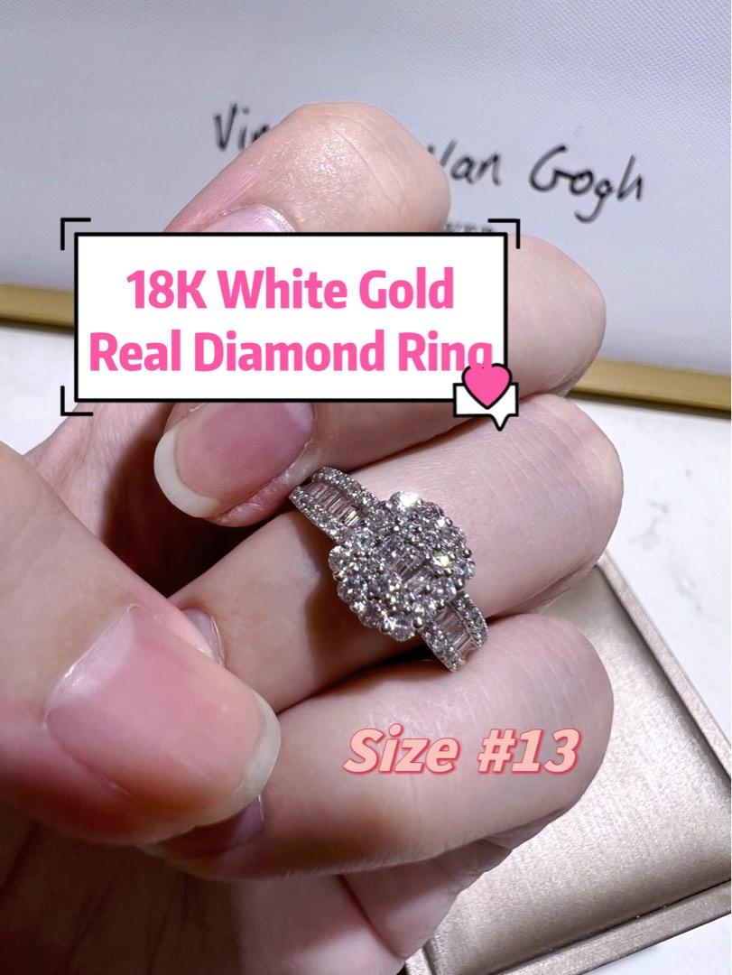 White gold clearance real