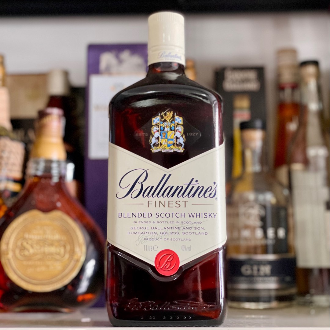1L Ballantines Finest Whisky no box 1000ml, Food & Drinks