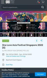 Day 2 - PREMIUN One Love Asia Festival Tickets
