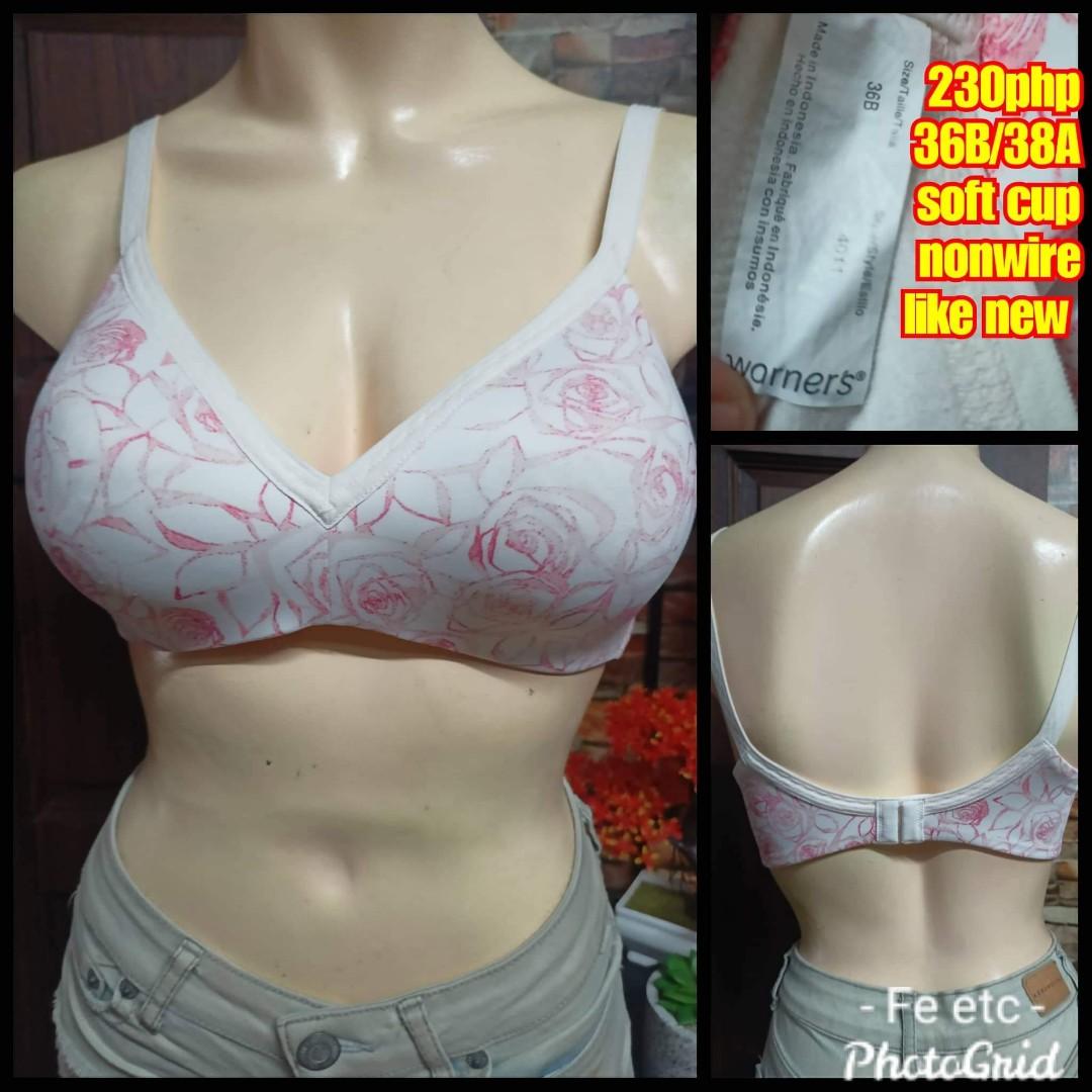 Warners 36B soft cup nonwire bra, Women's Fashion, Undergarments &  Loungewear on Carousell