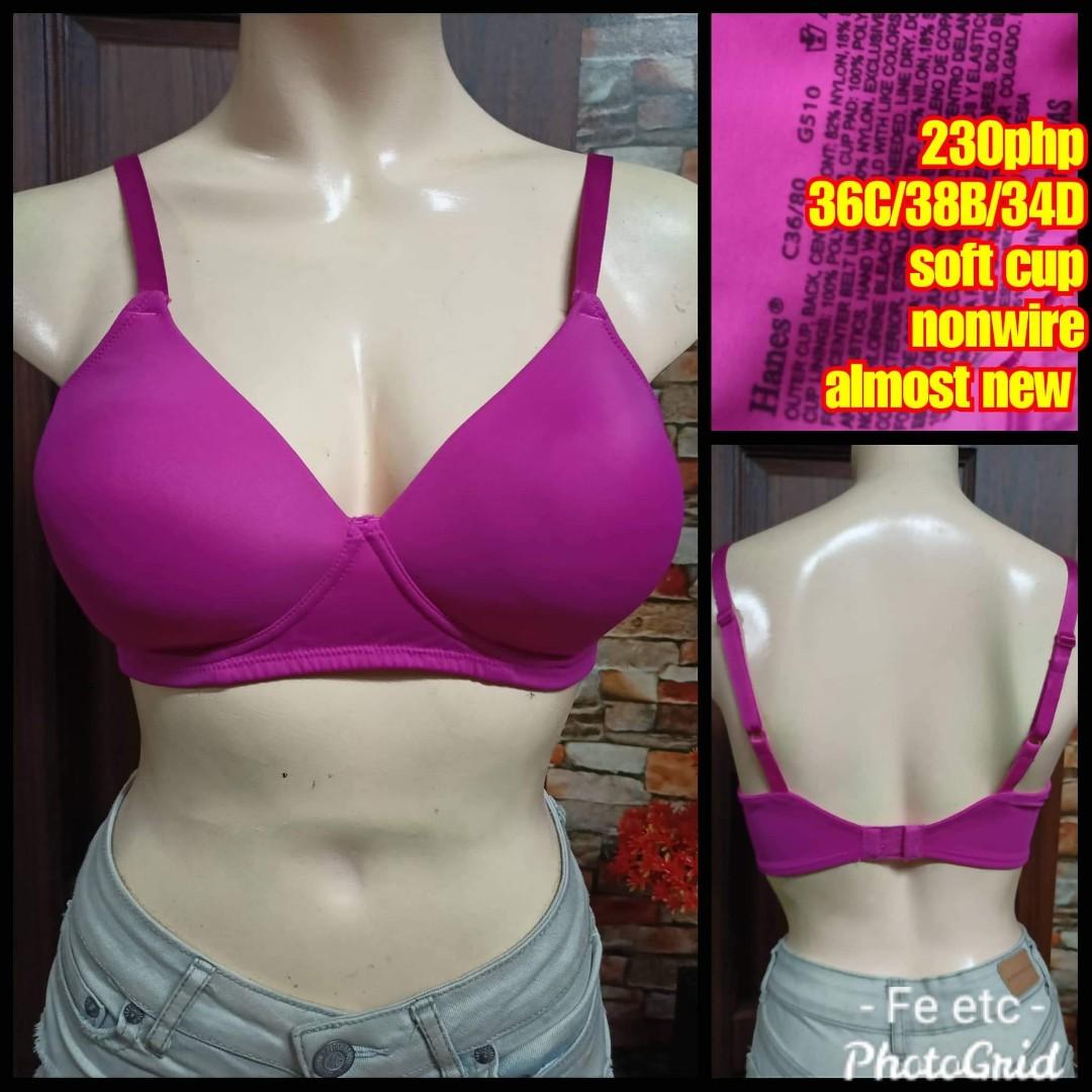 36C soft cup nonwire bra, Women's Fashion, Undergarments & Loungewear on  Carousell