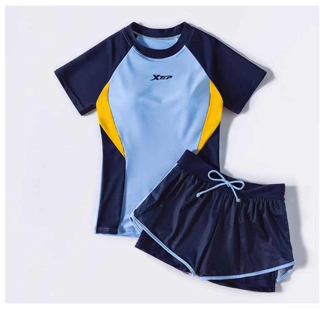 短袖泳衣學生泳裝游泳衣保守泳裝全新特價, 她的時尚, 泳裝, 泳衣在旋轉拍賣