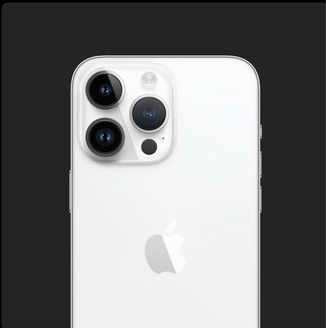 全新Apple Store iPhone 14 Pro Max 128GB 銀色港行未開封, 手提電話