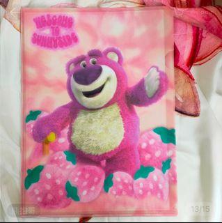 迪士尼  LU型 A4文件夾 file folder Toy Story 反斗奇兵 三眼仔 勞蘇 巴斯光年 翠絲 胡迪 lotso alien buzz woody Jessie