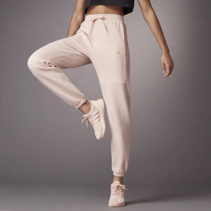 White adidas Hyperglam Shine Tights