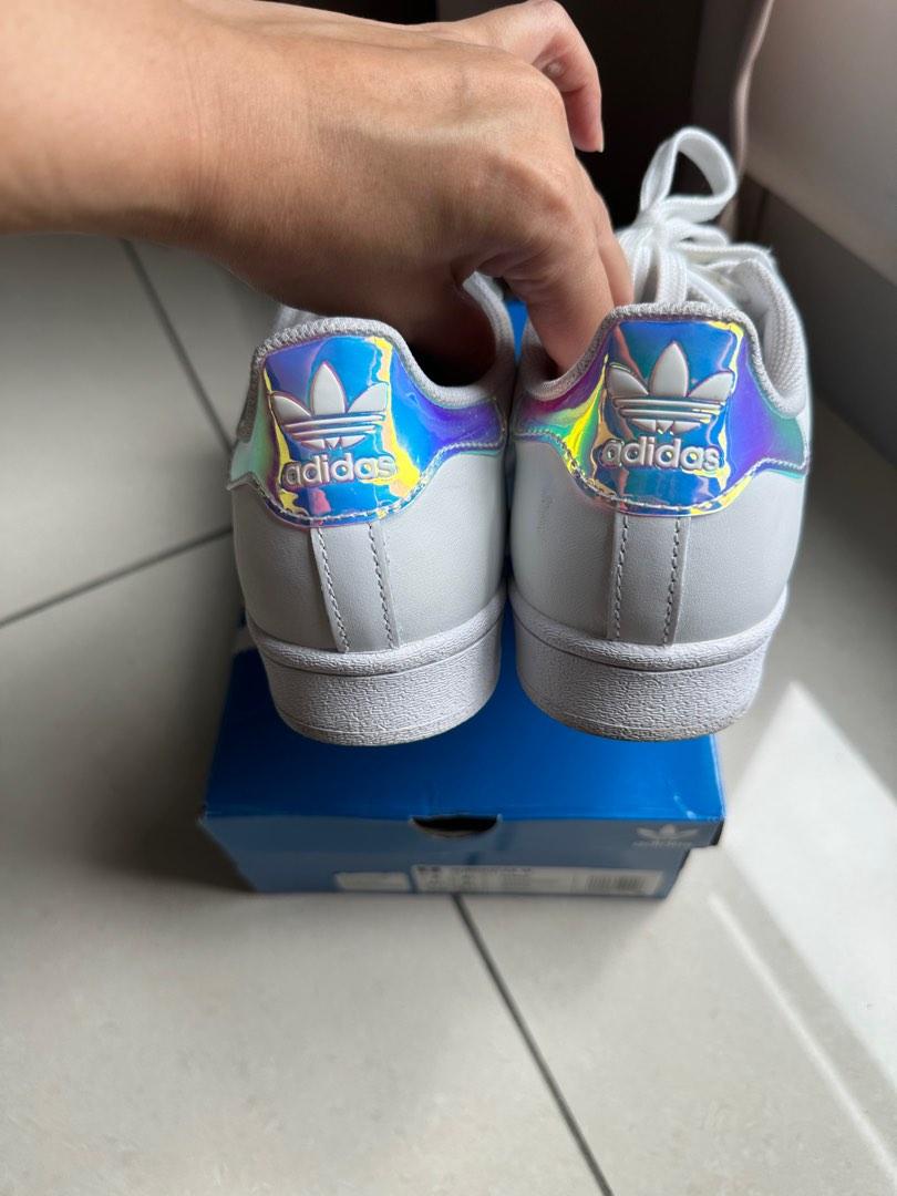 adidas Superstar UK4.5 Iridescent Women s Fashion Footwear