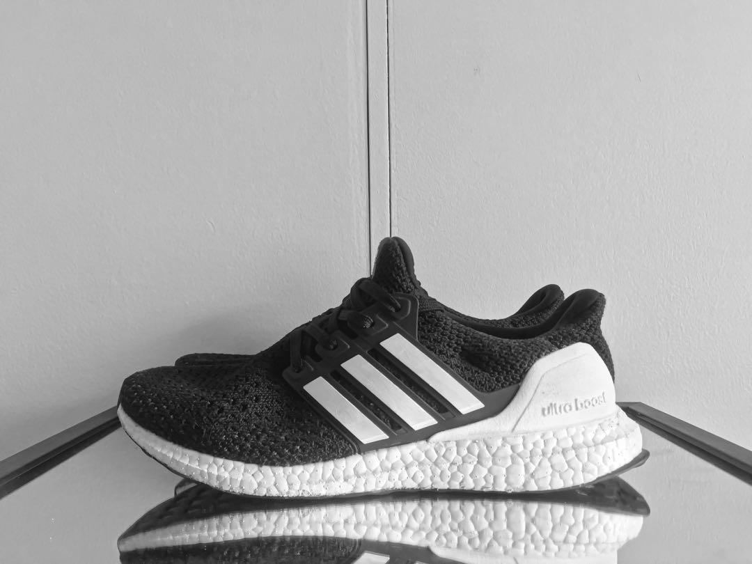 Ultra boost clima black white top