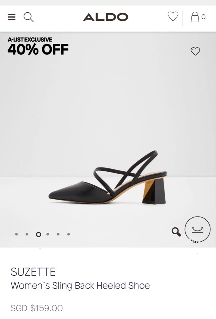 Aldo Black Shoes Size 38.5, Women'S Fashion, Footwear, Heels On Carousell