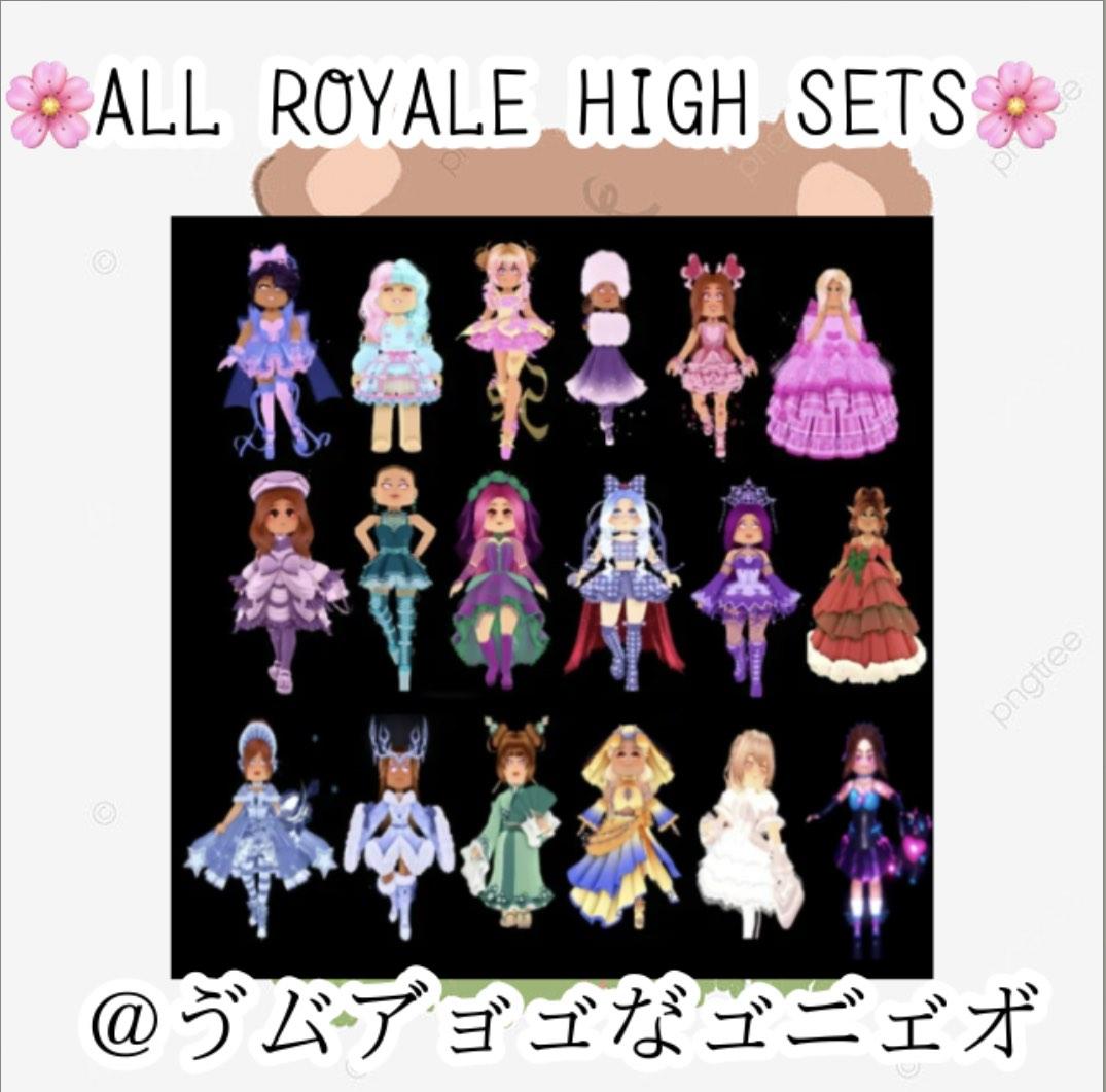 Every MINI SET In Royale High Roblox 