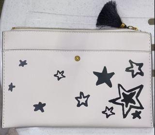 Auth Nwot J.crew Leather clutch