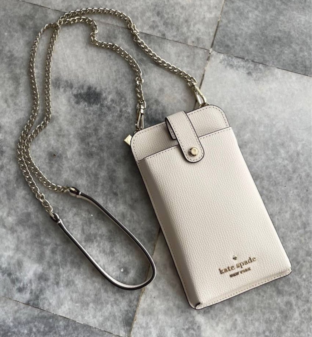 AUTHENTIC KATE SPADE LEATHER PHONE HOLDER CROSSBODY Women s Fashion Bags Wallets Cross body Bags on Carousell