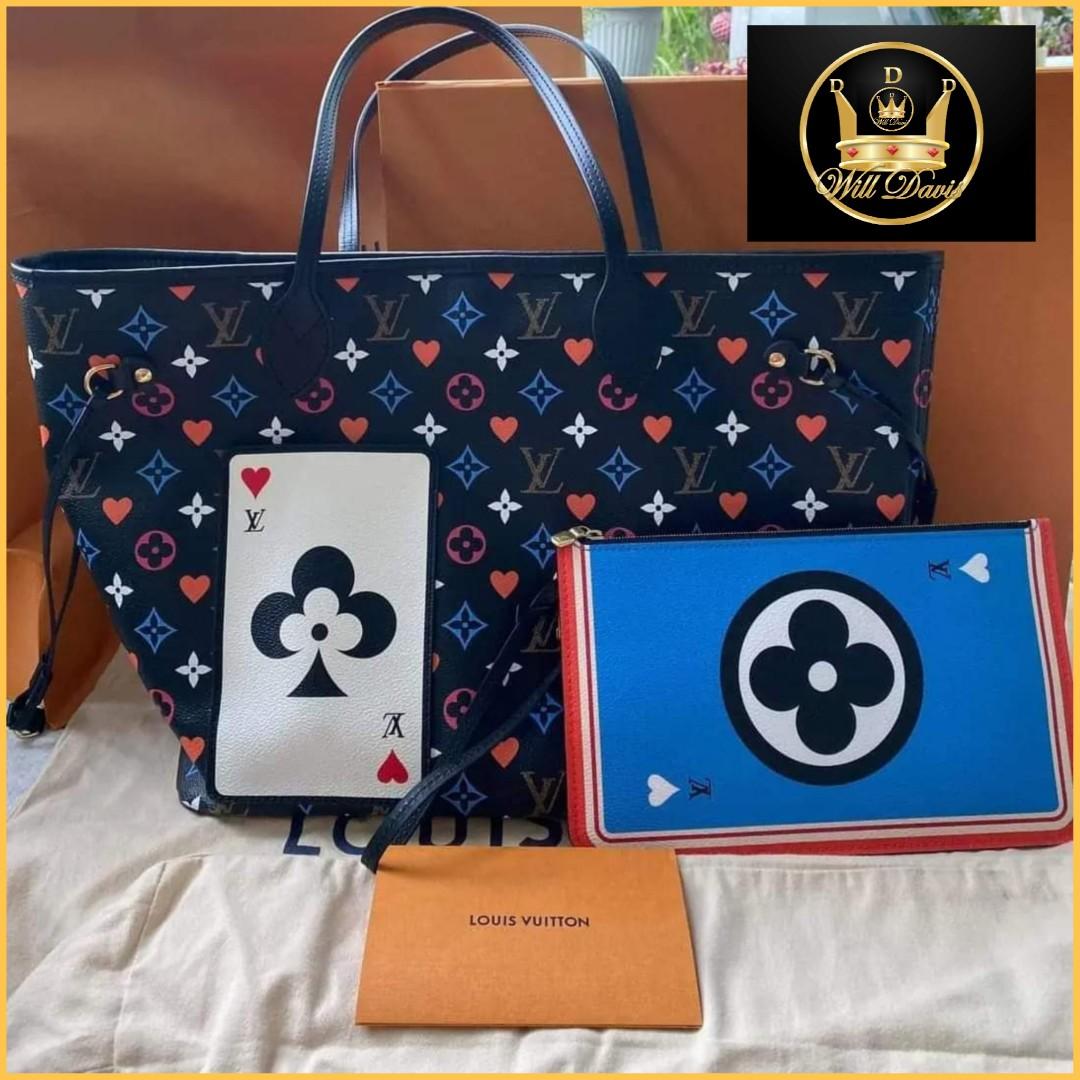 Lv neverfull mm size, Luxury, Bags & Wallets on Carousell