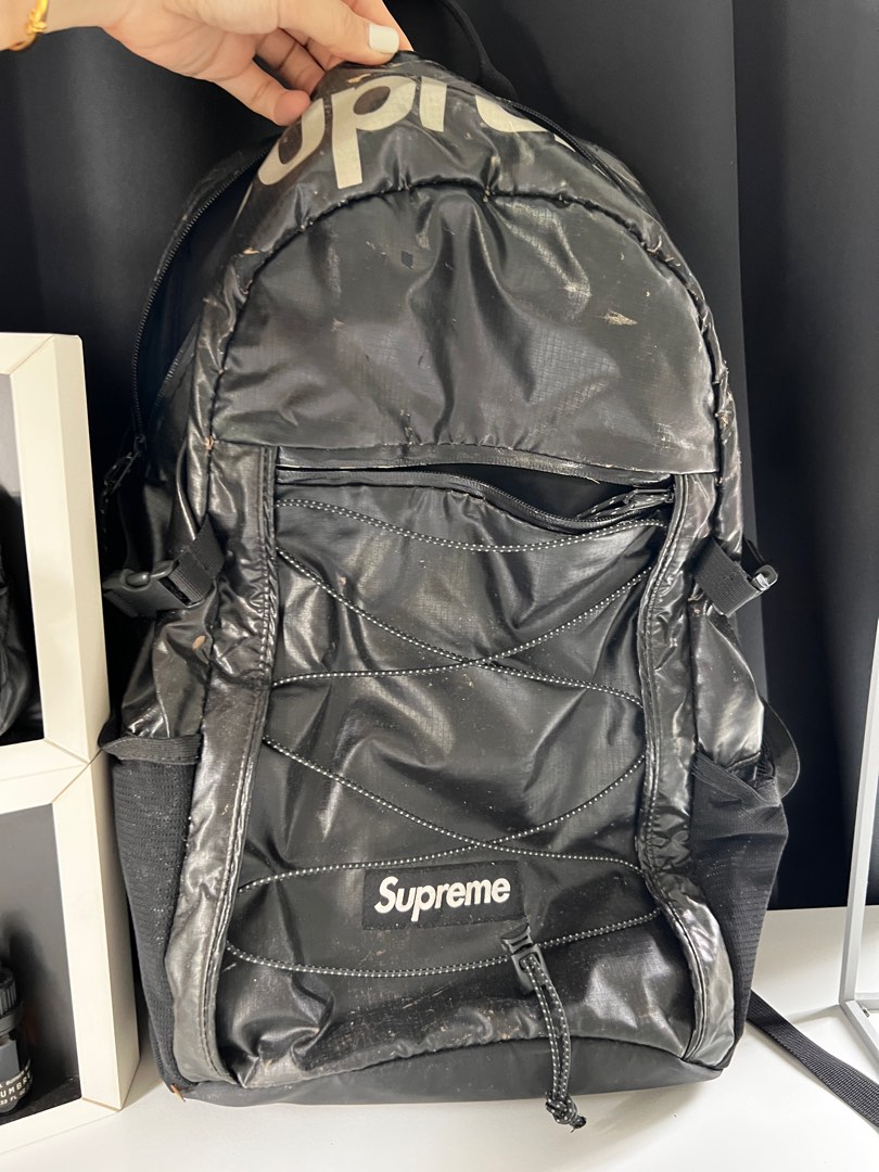 Authentic Supreme black backpack, Men's Fashion, Bags, Backpacks on
