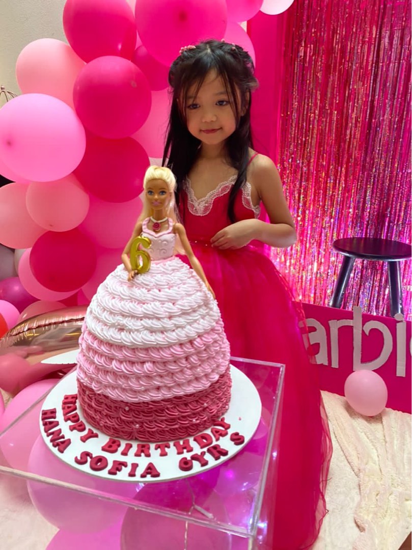 Barbie theme party dress new arrivals
