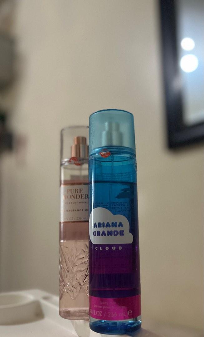 Bath & Body Works Pure Wonder and Ariana Grande Cloud Body Mist 5 ml Takal (Category: Fragrance & Deodorants) located in Manila. Submitted by kiersten2792 (Listing ID 1190965345, Image 1). Description: 5 ml takals available for 💚Ariana Grande Cloud Body Mist - Php 40 💚Bath & Body Works Pure Wonder Fragrance Mist - Php 30 .