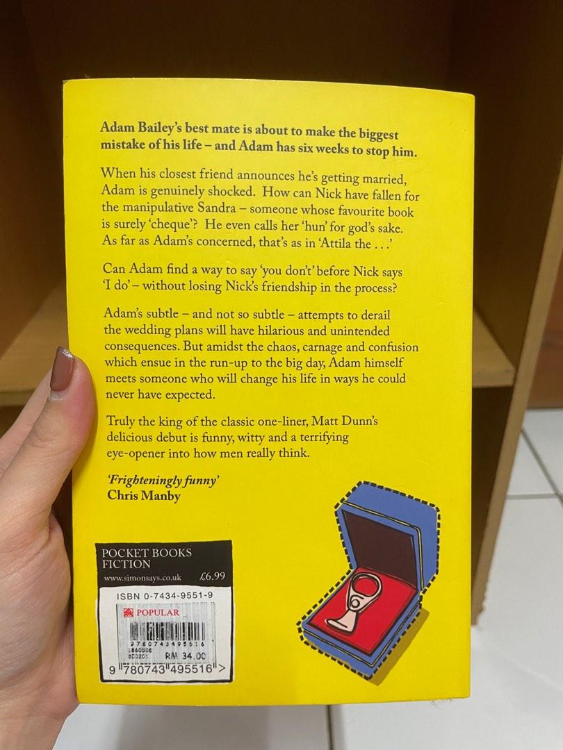Best Man by Matt Dunn, Hobbies & Toys, Books & Magazines ...