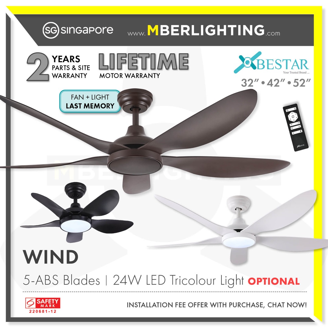 Bestar Wind DC Ceiling Fan