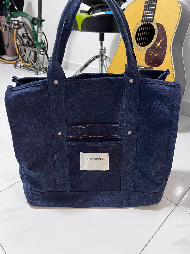 Beyond the Vines Canvass Carryall 0.3 - Navy, Luxury, Bags & Wallets on ...