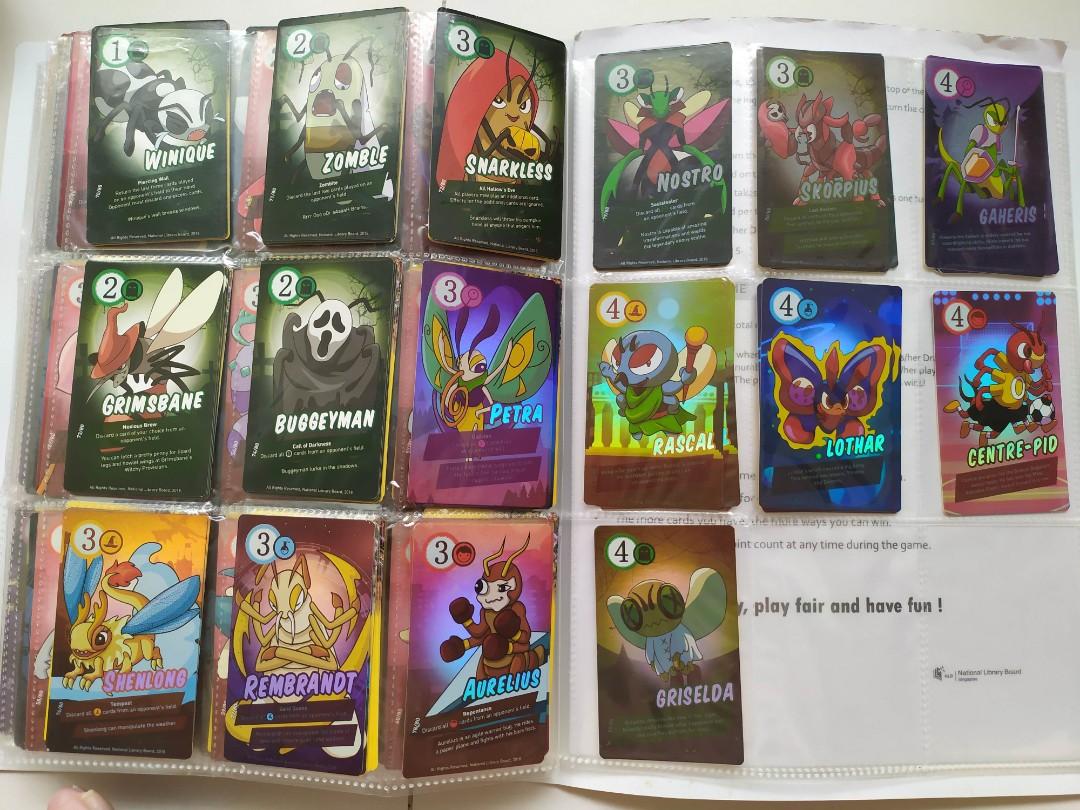 Book bug cards 2 $50, Hobbies & Toys, Toys & Games on Carousell