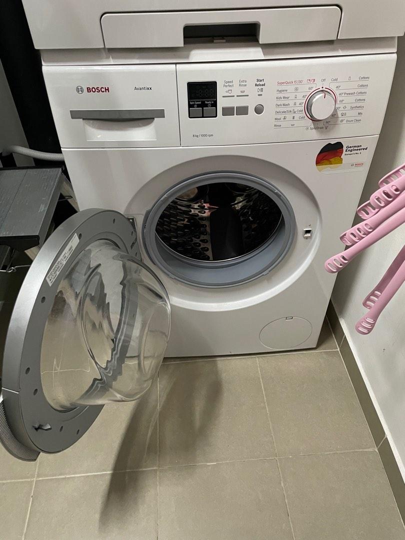 Bosch Front Load Washer WAP20160SG (8KG), TV & Home Appliances