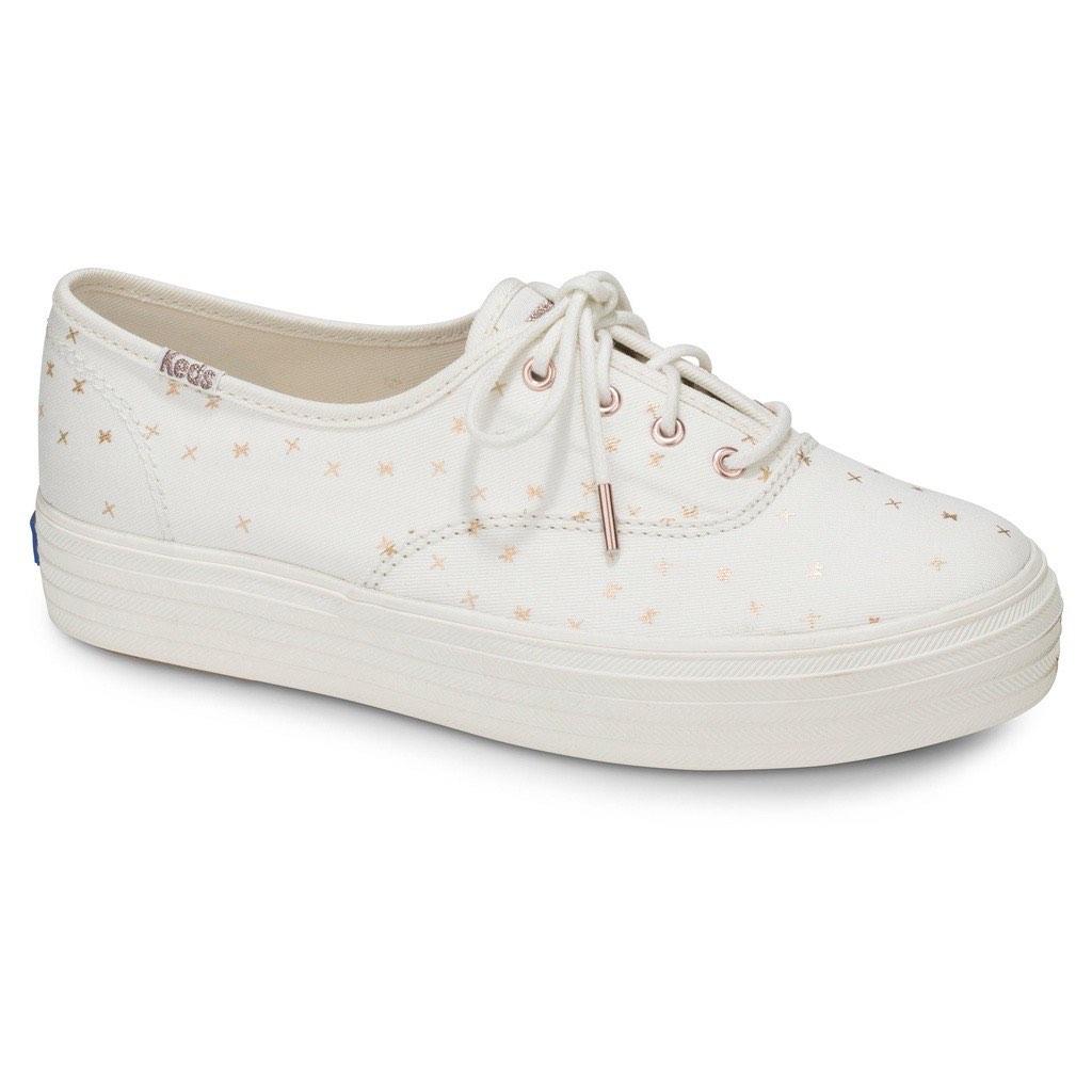 Brand New Keds Triple Cream Shoes, Women's Fashion, Footwear, Sneakers