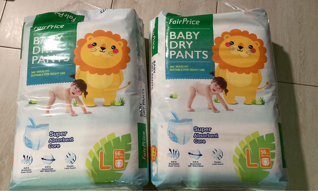 Brand New L Size Diapers Pants, Babies & Kids, Bathing & Changing
