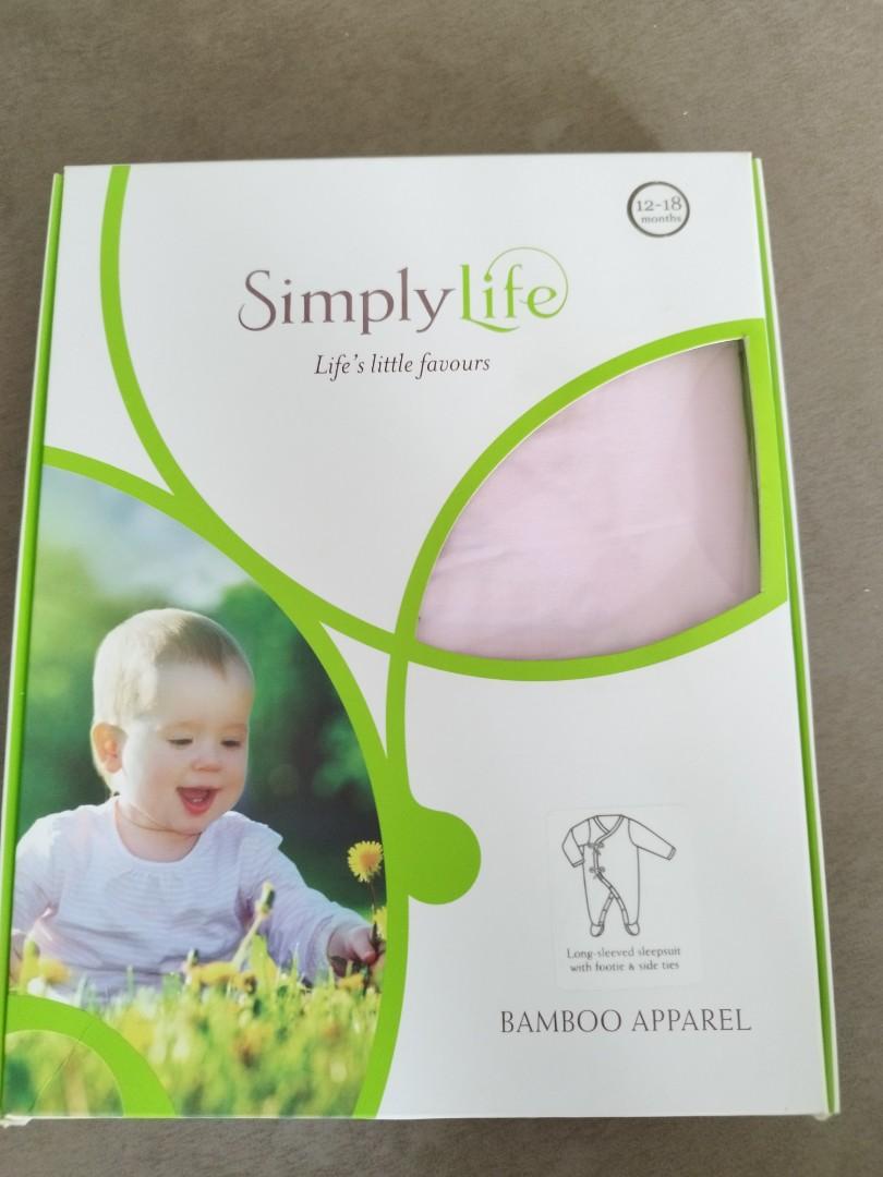 Brand New simply life bamboo apparel for baby toddler onesie