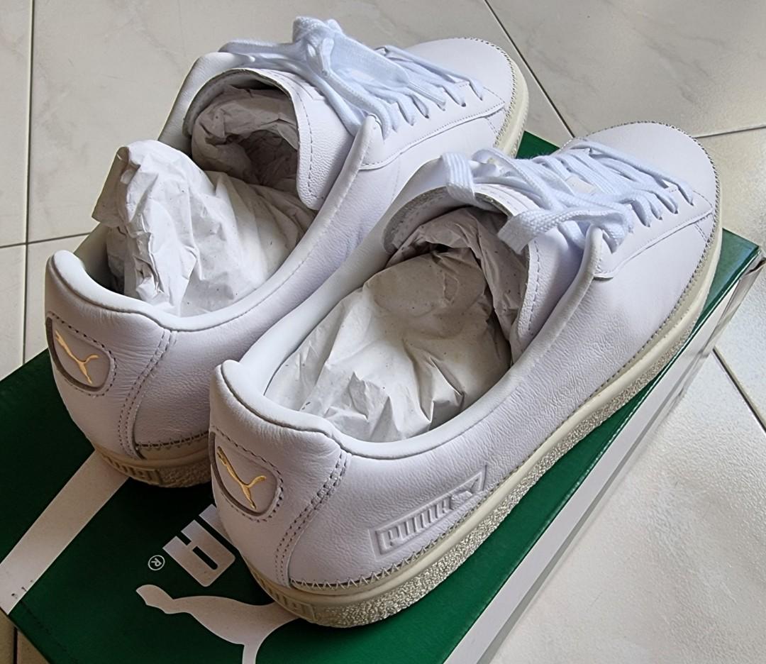 Puma basket store stitch white