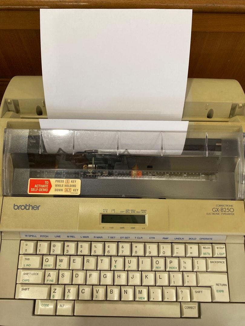 Brother GX8250 Electronic Typewriter, Computers & Tech, Printers