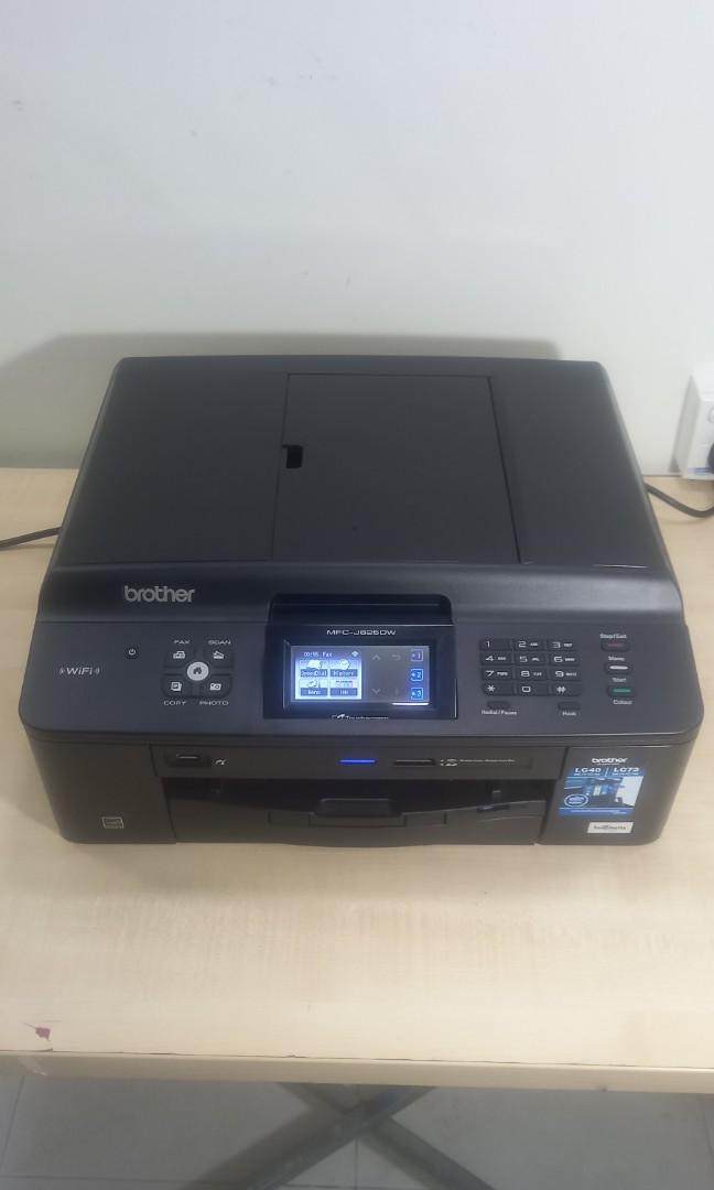 Brother printer MFC-J625DW ( Come with original brother cartridge, ink ...