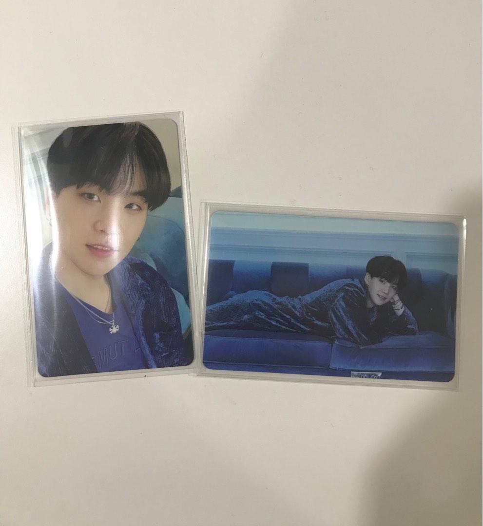 BTS Suga BE Essential photocards (Category: K-Wave Merchandise) located in Pasig City. Submitted by margacee (Listing ID 1191084547, Image 1). Description: Mint condition + sf Loc: Pasig City.
