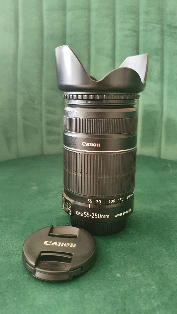 Canon Lens EFS 55 250 mm IS Mark II (Image stabilization) with Lens
