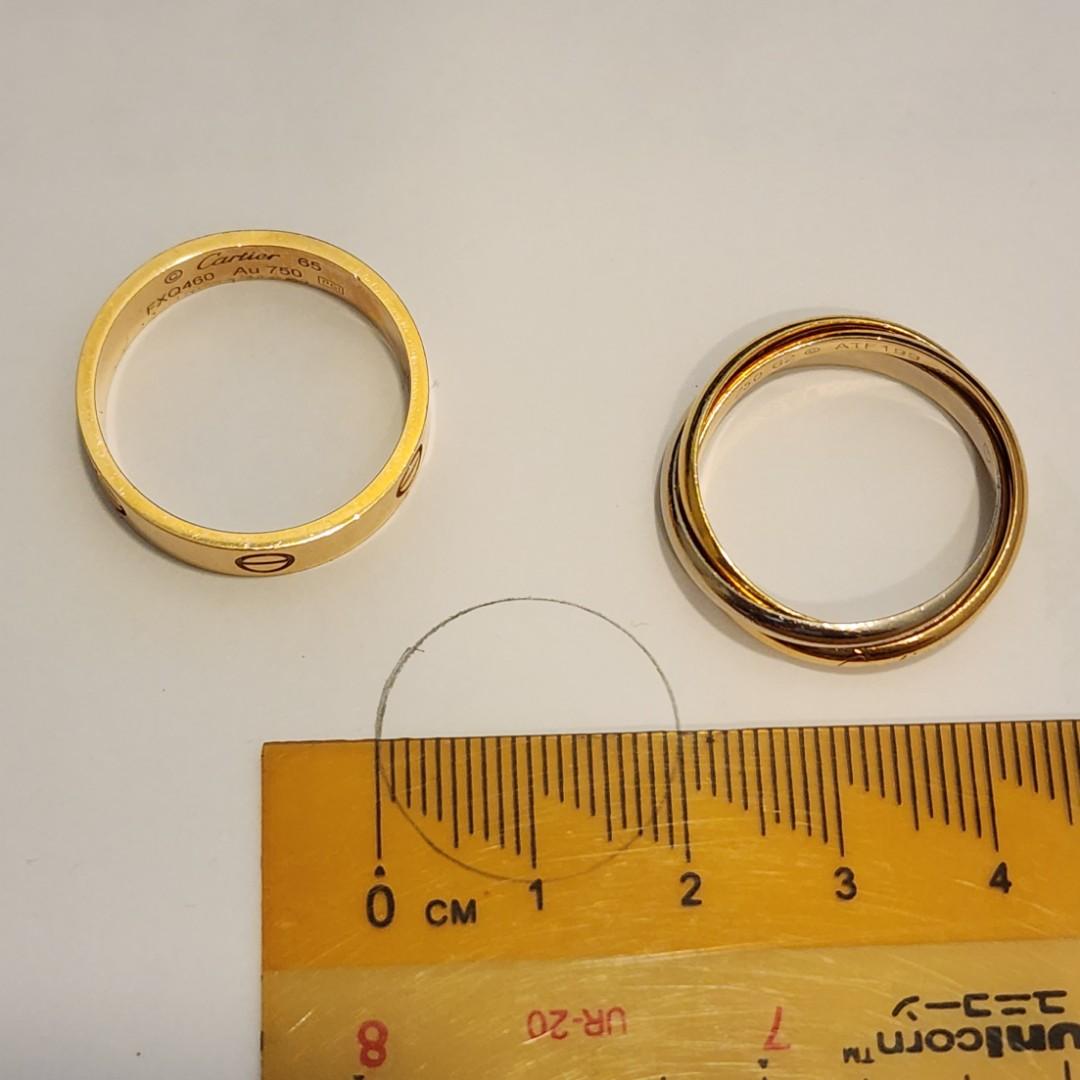 Cartier trinity classic top ring
