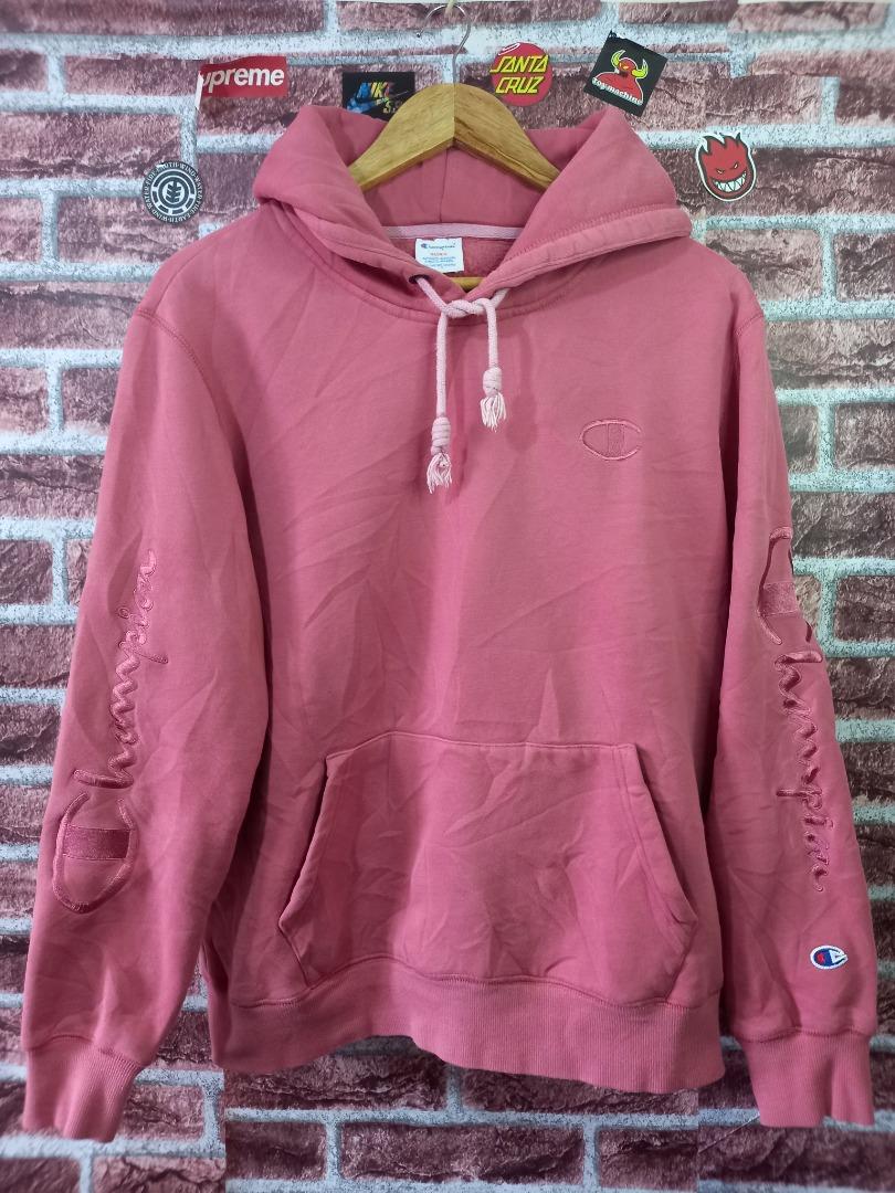 Dark pink champion hoodie sale