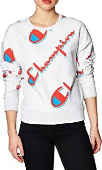 Reverse Weave Crew AOP Womens size large Color Drop