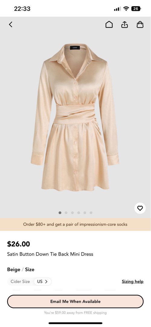 CIDER Satin Dress, Women's Fashion, Dresses & Sets, Dresses on Carousell