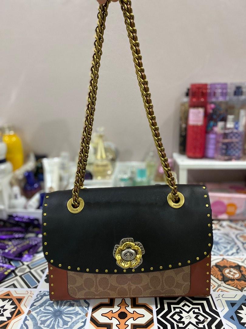 Coach parker with rivets hot sale