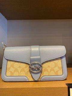 Coach Georgie in Silver Blue
