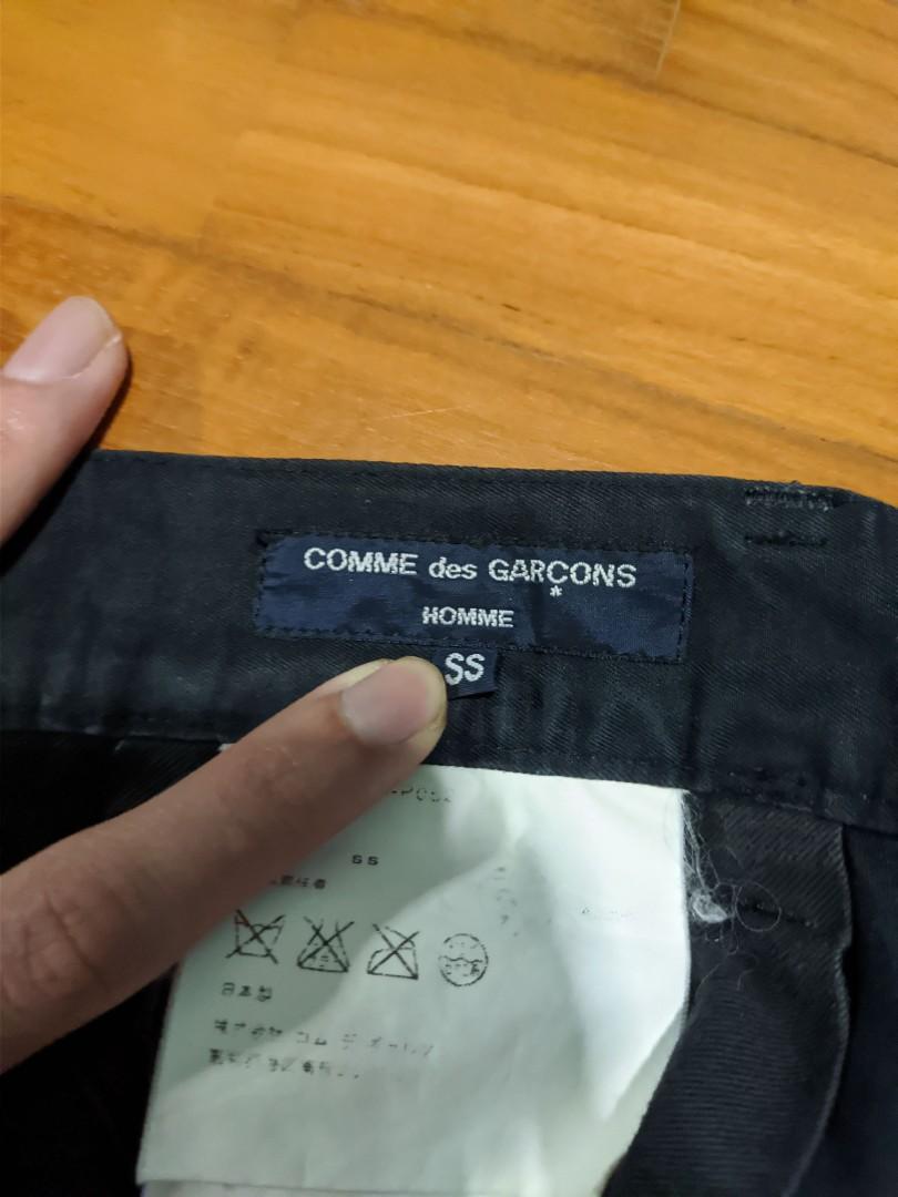 Comme Des Garcons Vintage Wide Fit Trousers Navy