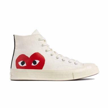 GRATIS ONGKIR Converse Play CDG Comme Des Garcons 70s Black White BNIB 100 Authentic