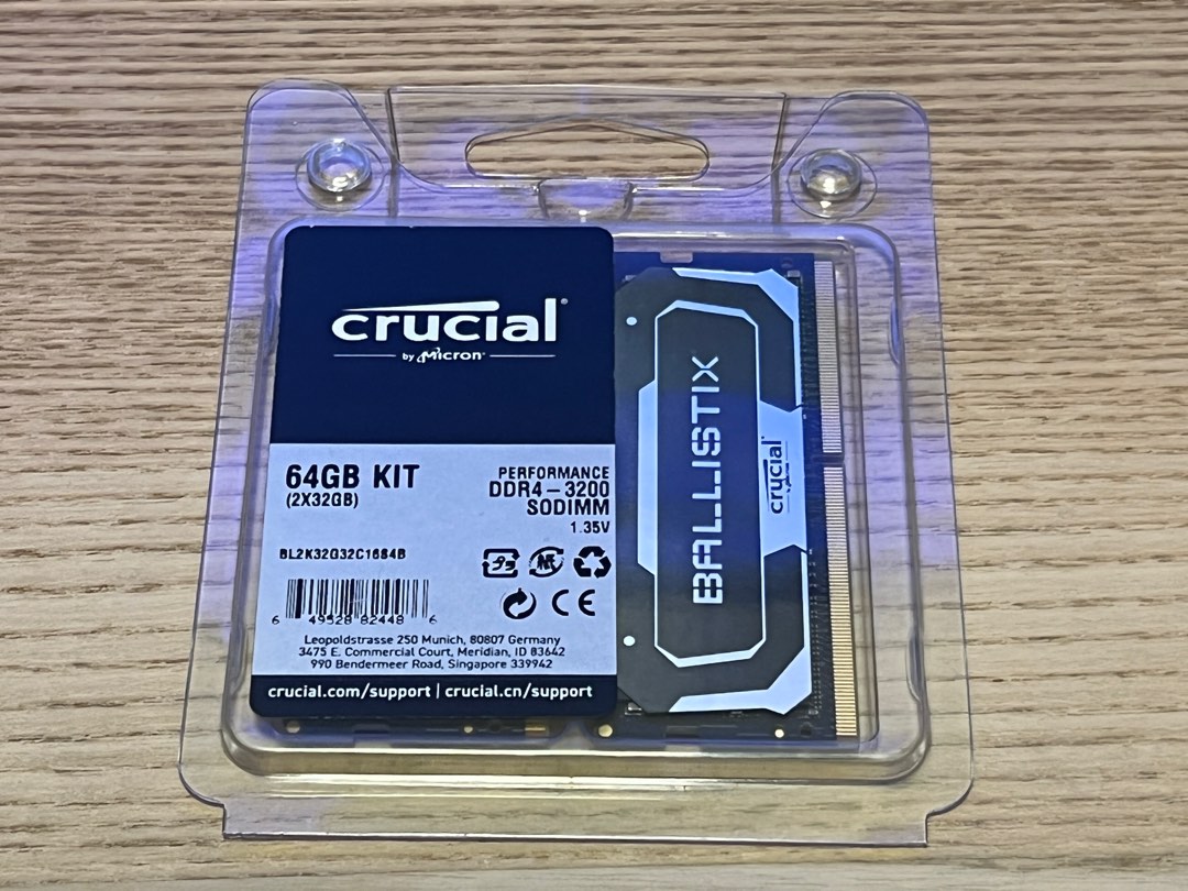 Crucial Ballistix 64gb kit