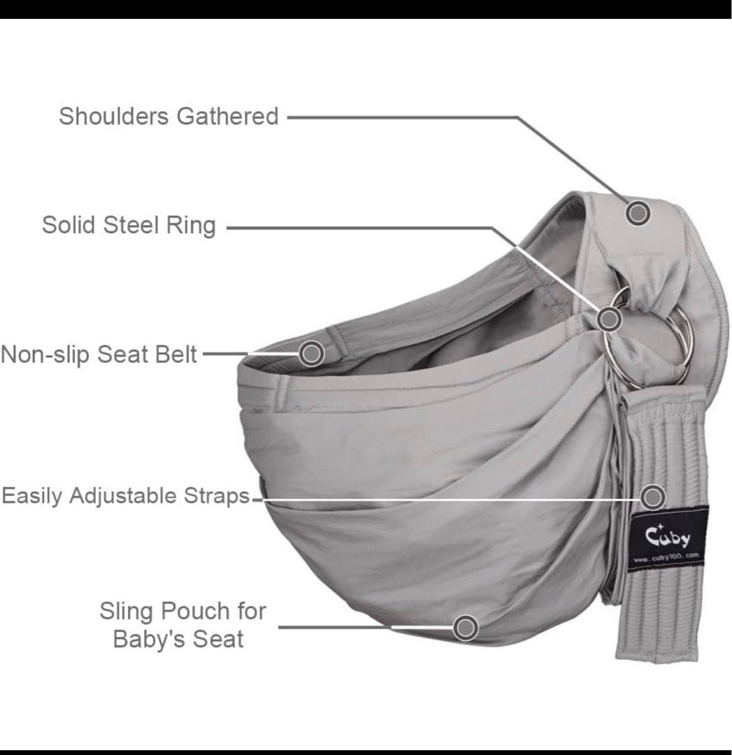 CUBY Baby Carrier Breathable Adjustable carrier soft Sling Wrap