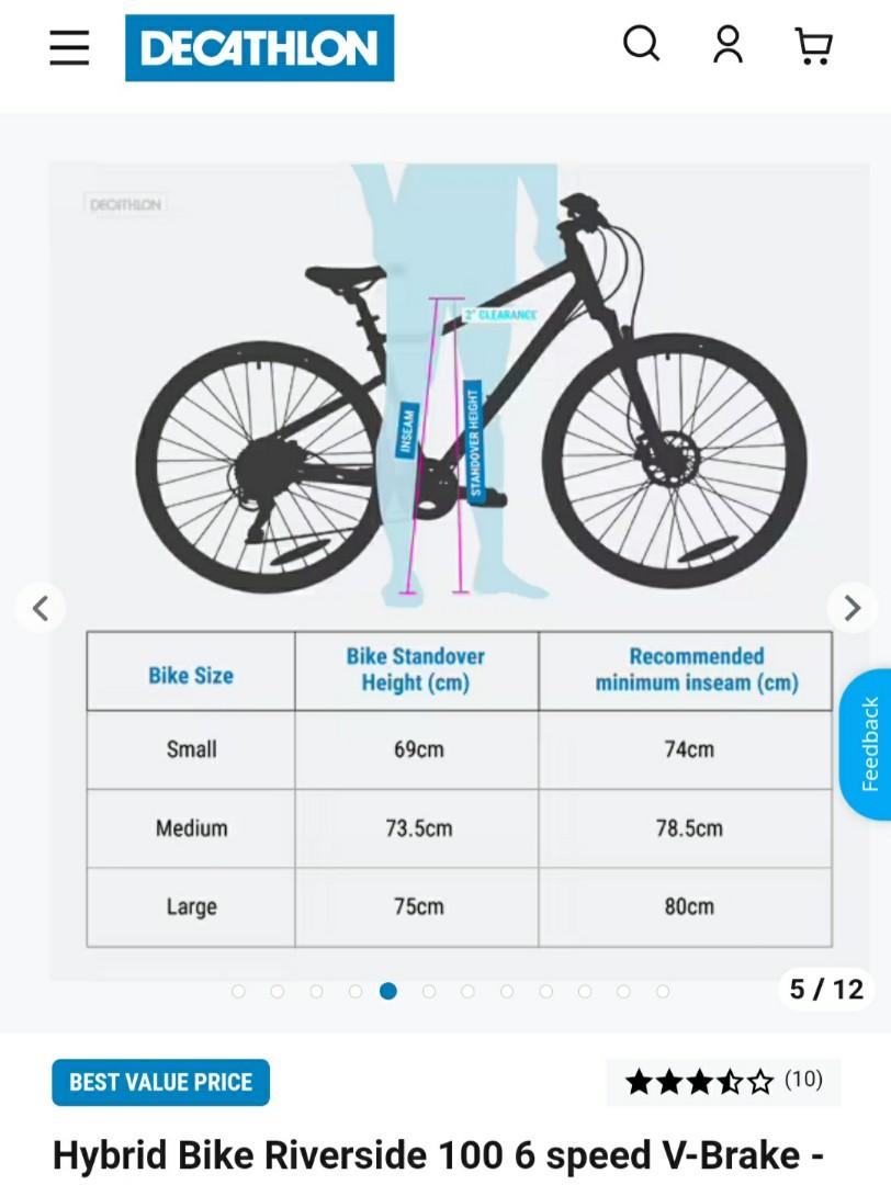 Btwin cycle size chart 2025